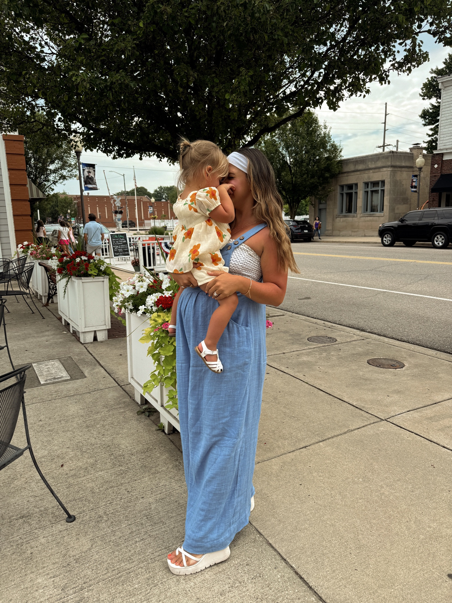 Comfy overalls! Wearing a small - not maternity but great for a growing bump!

#LTKBump