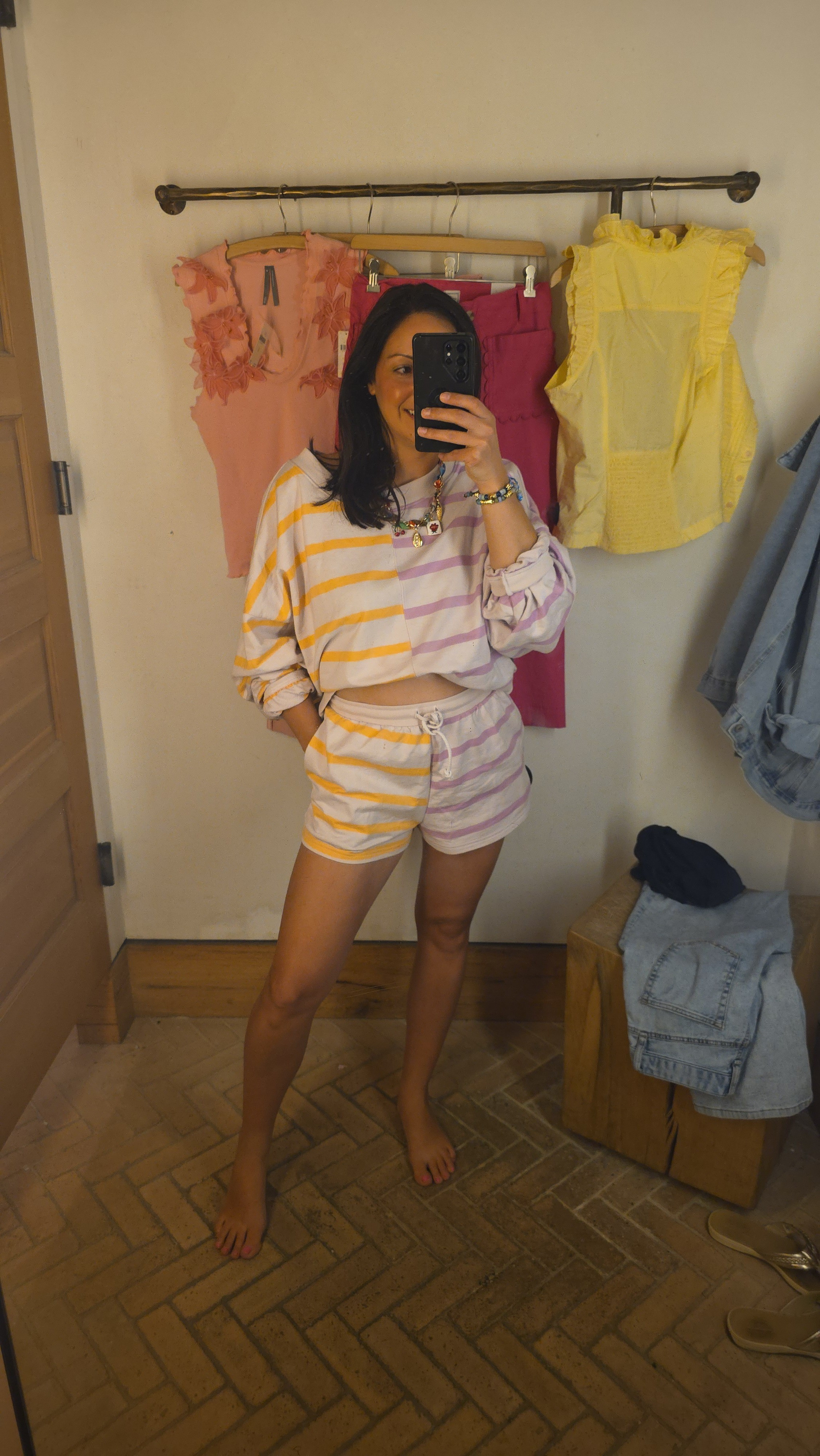 Cutest colorblock matching set

#LTKmomlife #LTKootd #LTKgrwm