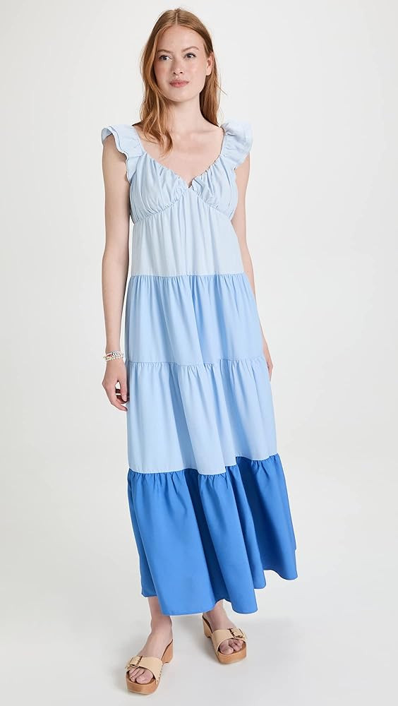 English Factory Women's Colorblock Maxi Dress | Amazon (US)
