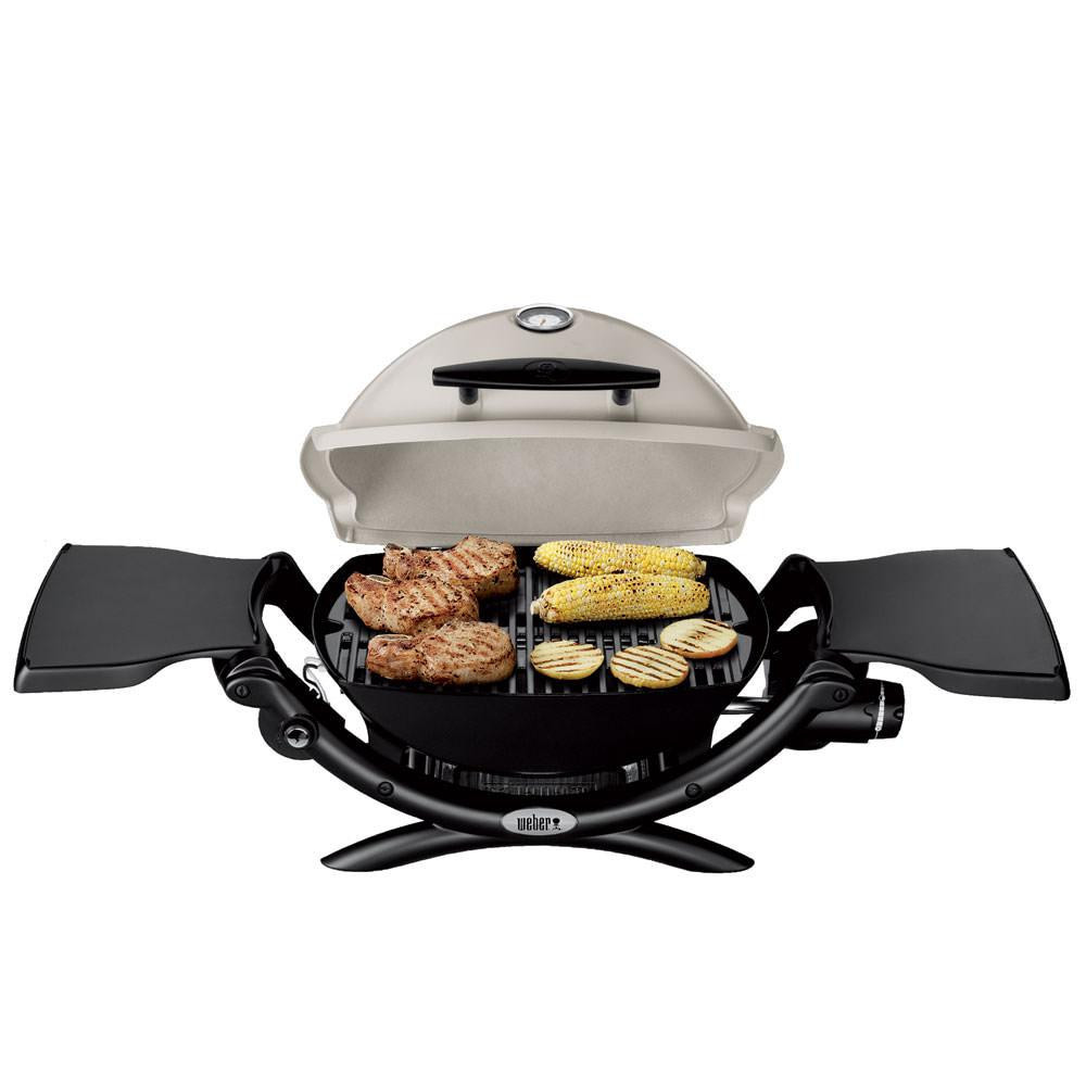 Weber Q 1200 Portable Propane Grill, Grey Made in USA 20" Camping World | Camping World