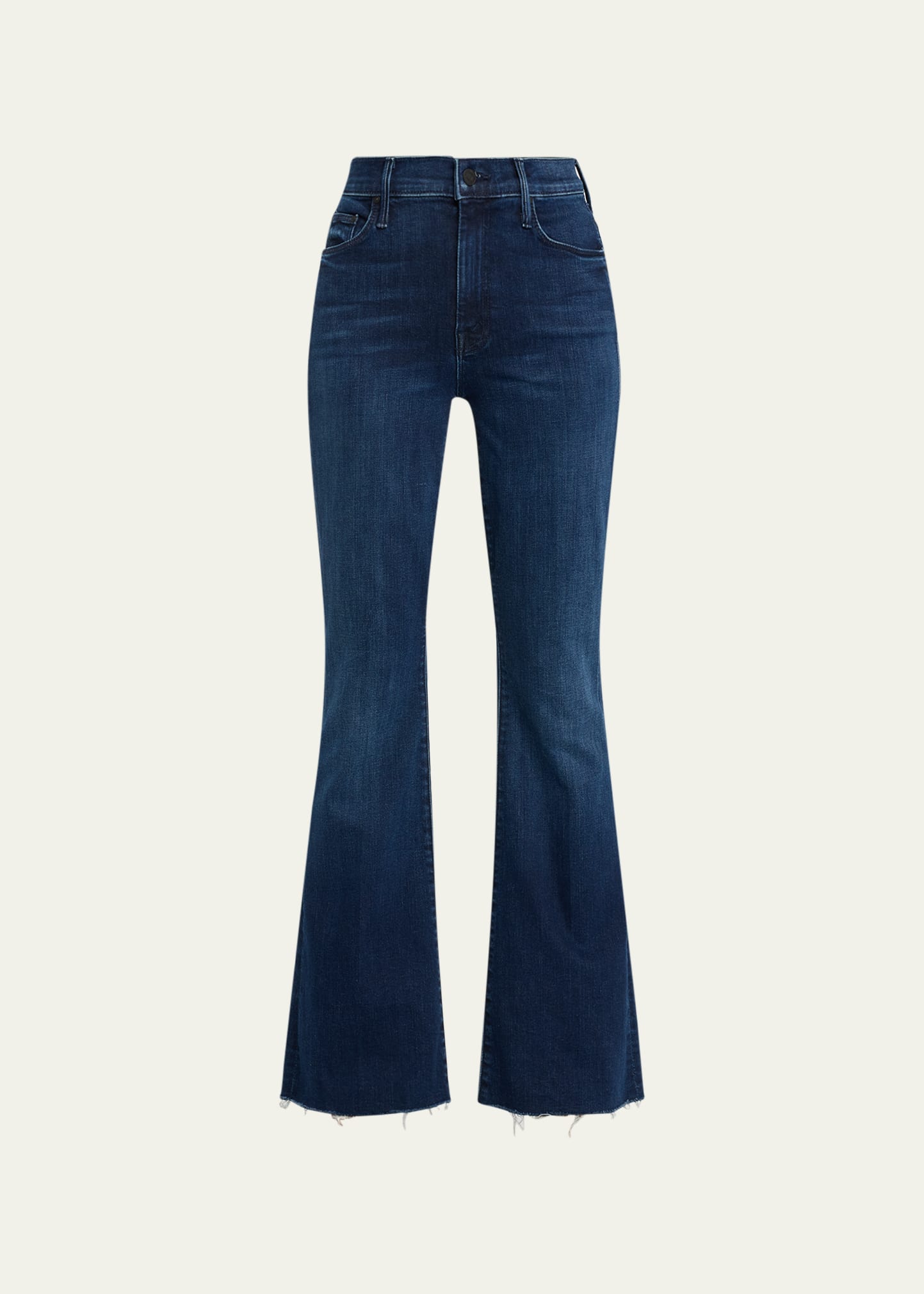 MOTHER The Weekender Frayed Flare Jeans | Bergdorf Goodman