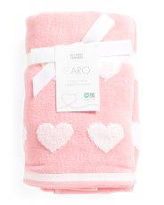 2pk Hearts Hand Towels | TJ Maxx