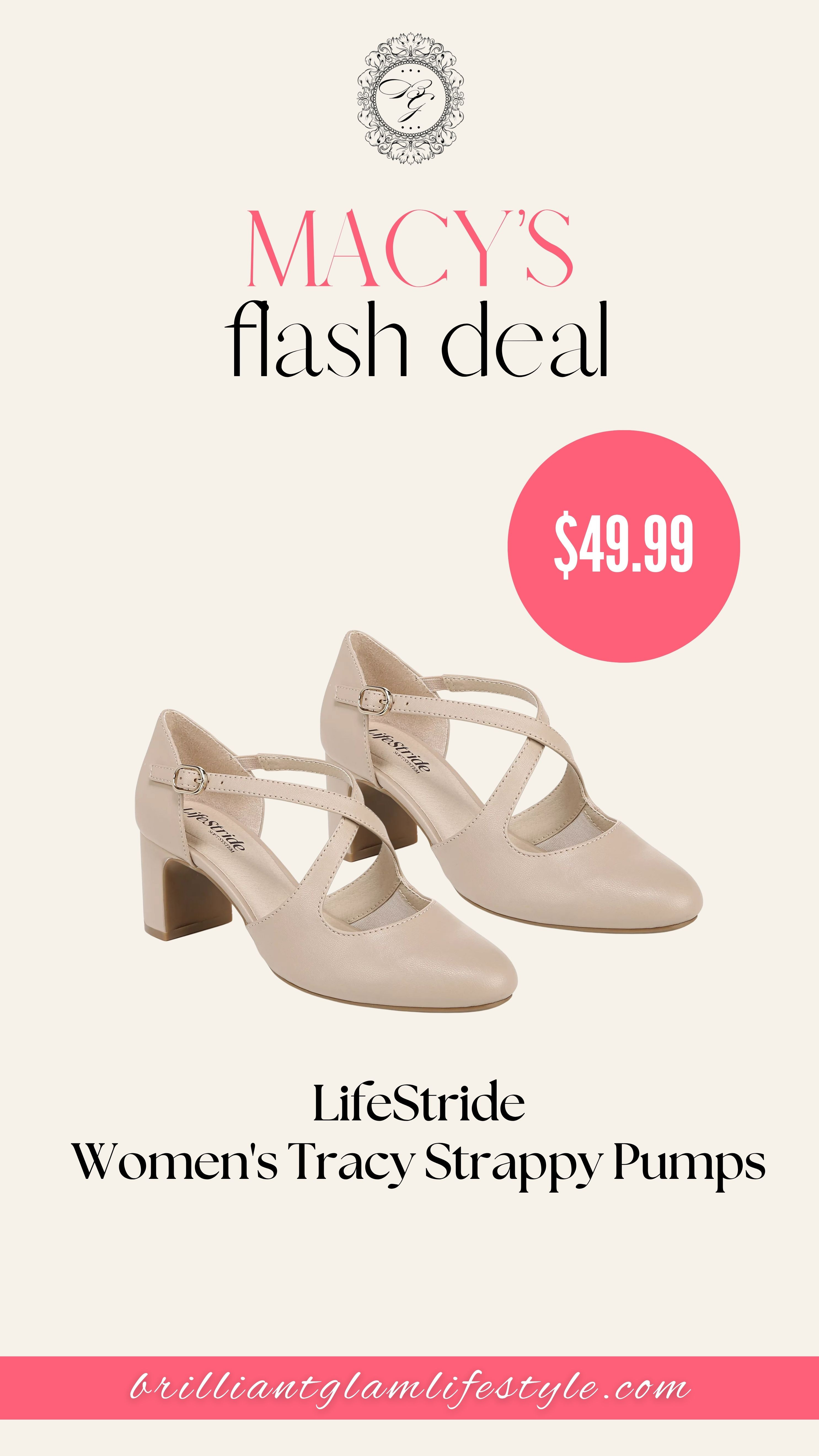 Strappy, Chic, and So Comfortable 👠✨
Step into effortless elegance with the LifeStride Tracy Strappy Pumps. Designed for all-day comfort and timeless style, these heels add the perfect touch of sophistication to any outfit—from workdays to special nights out.
#MacysFashion #LifeStride #StrappyHeels #ChicStyle #ComfortMeetsStyle #ElegantLooks #ShoeGoals 

 #LTKootd #LTKU #LTKSaleAlert