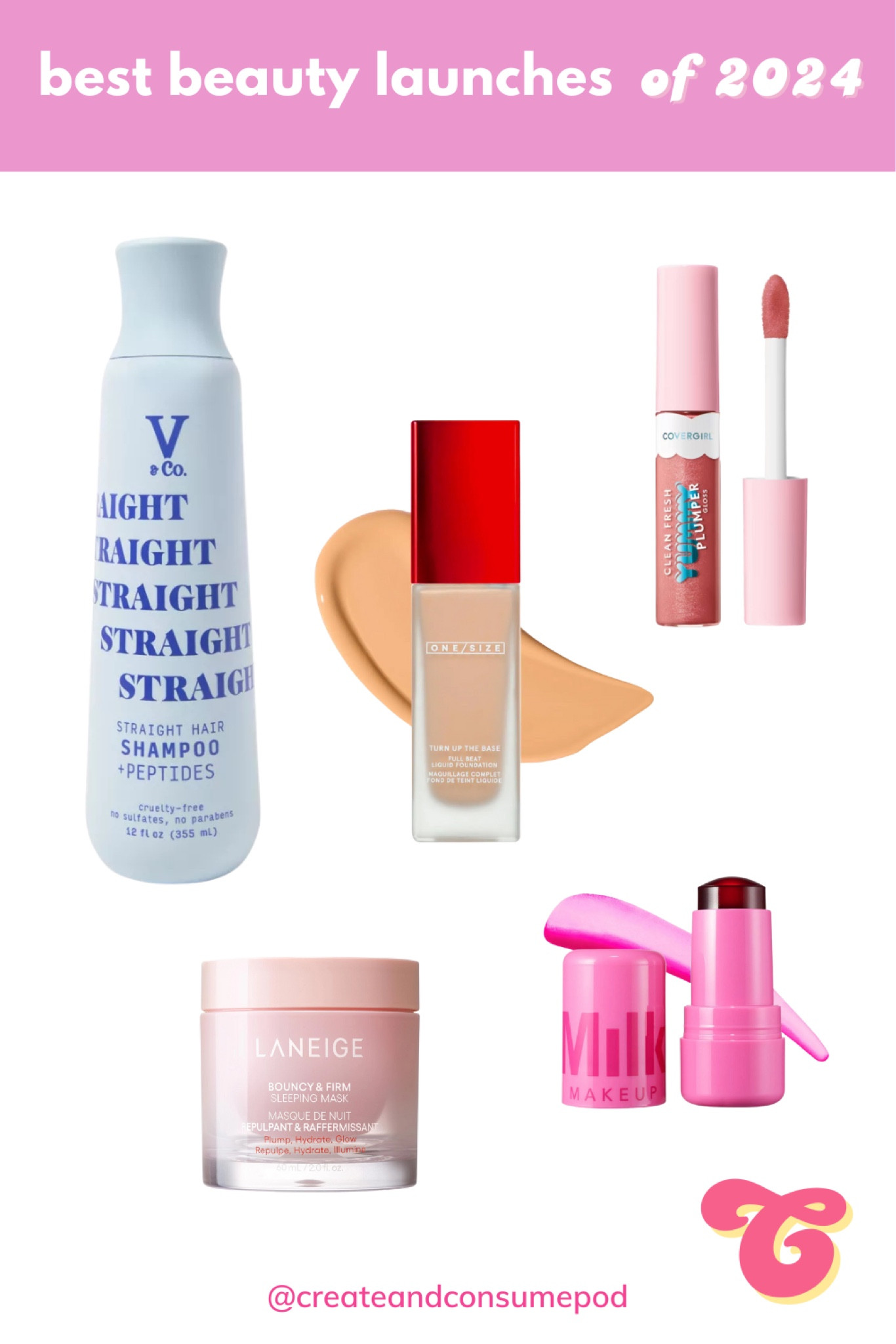 The best beauty launches of 2024 that I tried this year! Shout out to V&Co, Milk Makeup, CoverGirl, One/Size, and Laneige for including me on their PR lists! 

#LTKFindsUnder50 #LTKFindsUnder100 #LTKBeauty