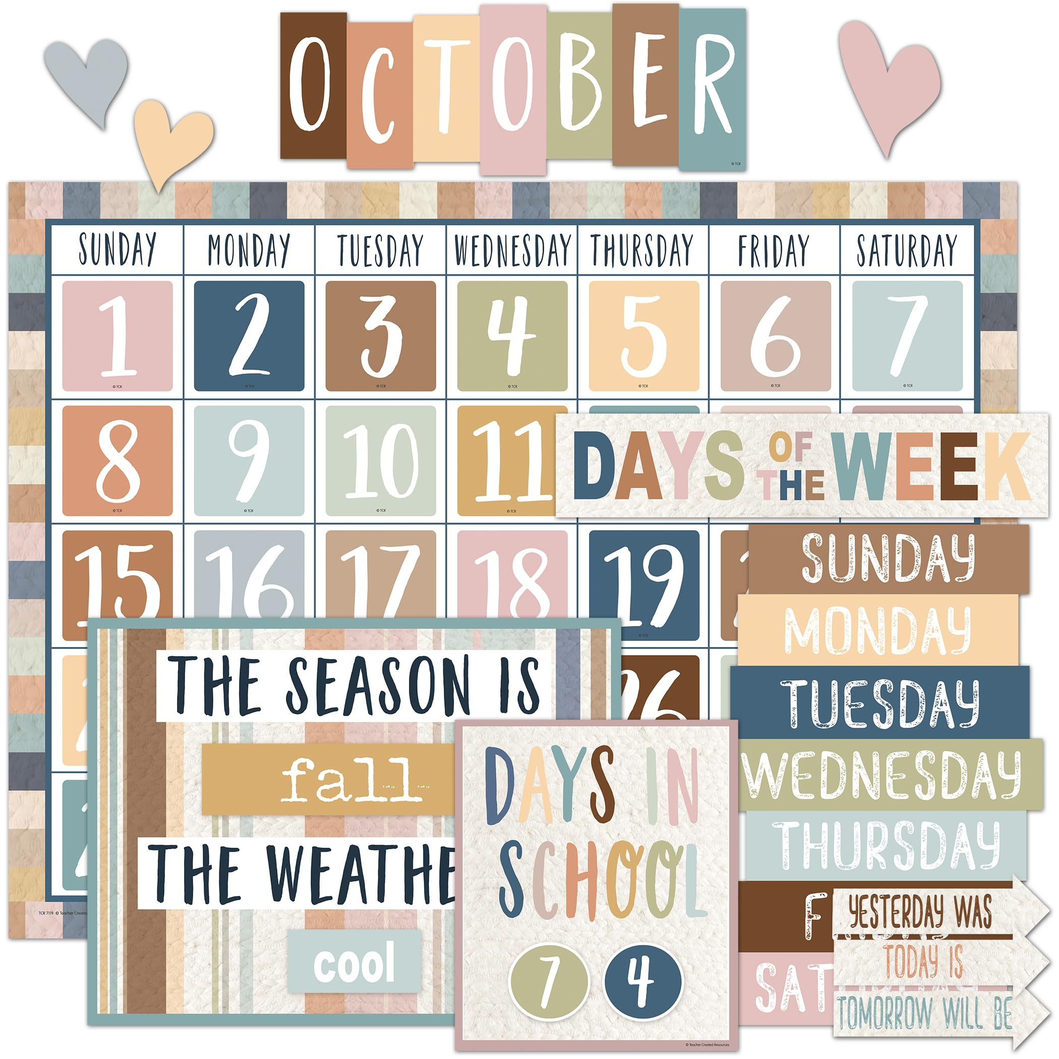 Teacher Created Resources Everyone is Welcome Calming Corner Bulletin Board Set, 109/Set (TCR7119) | Amazon (US)