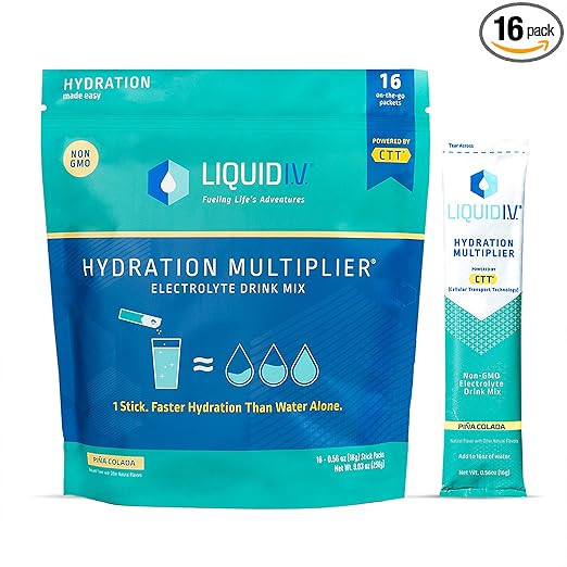 Liquid I.V. Hydration Multiplier - Pina Colada - Hydration Powder Packets | Electrolyte Drink Mix... | Amazon (US)