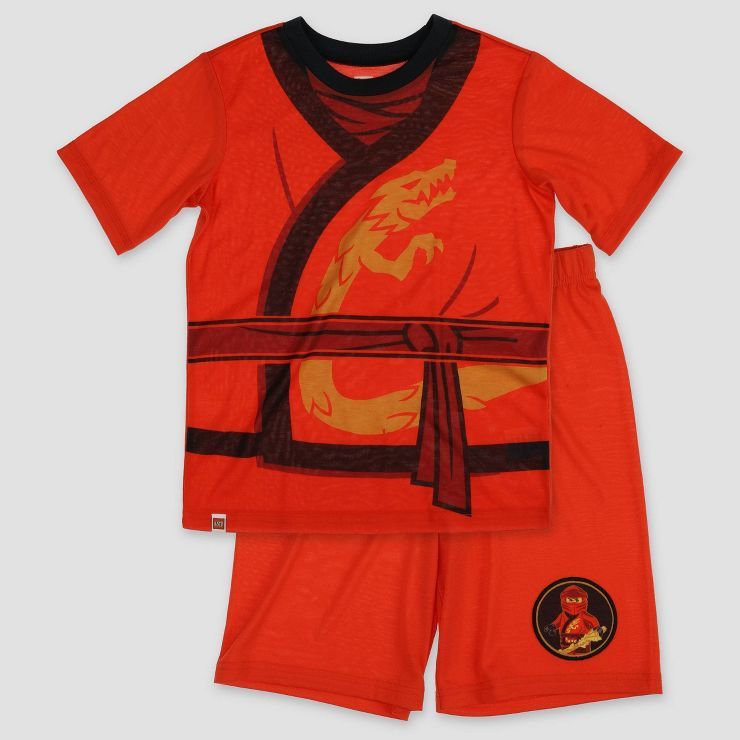 Boys' LEGO Ninjago Costume 2pc Pajama Set - Red | Target