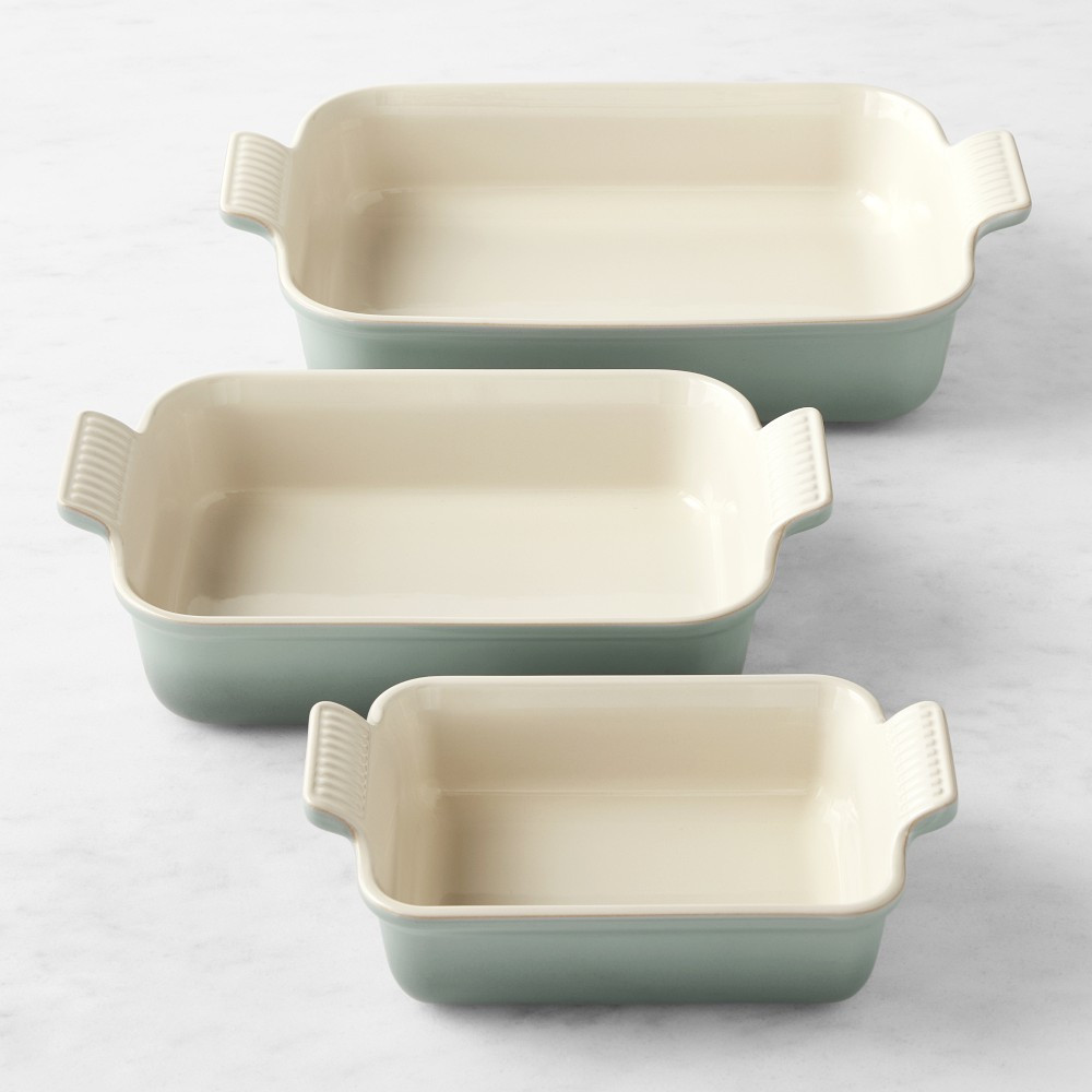 Le Creuset Heritage Open Rectangular Dishes, Set of 3 | Williams-Sonoma