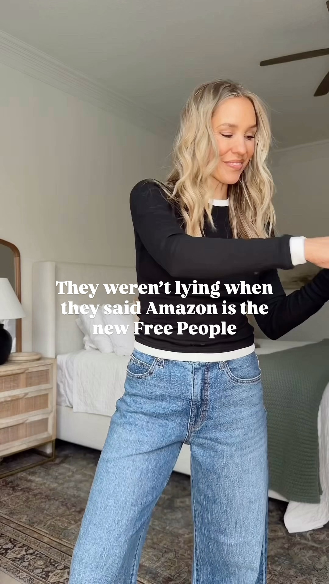 Amazon showing up again for the free people looks for less! Save your money and get this $25 version instead of the $90 at free people 👀👏🏼🛒🤭 

Wearing size s / my tts 

#LTKmomlife #LTKootd #LTKgrwm