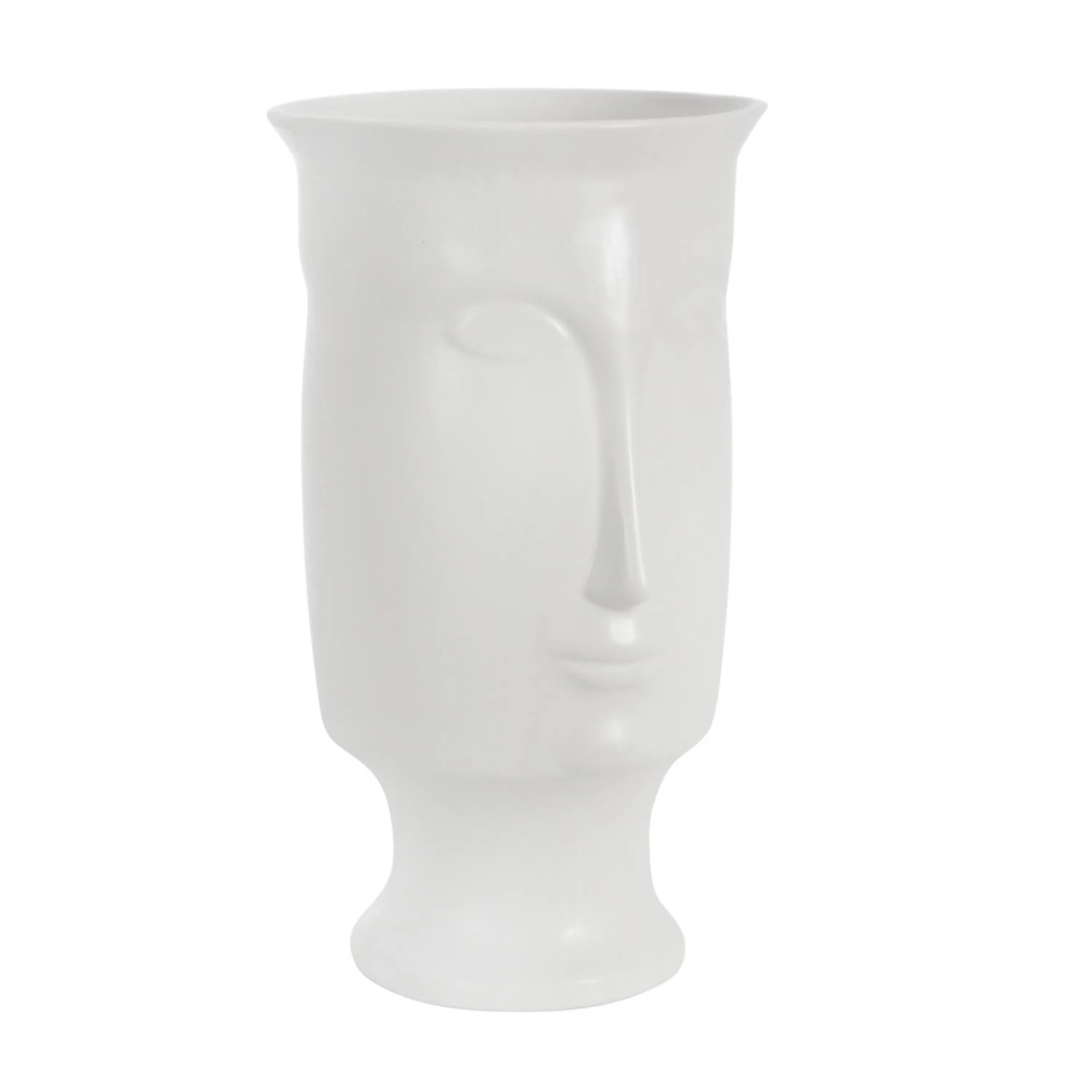 Sagebrook Face Vase in White 6.5 Lord & Taylor | Lord & Taylor