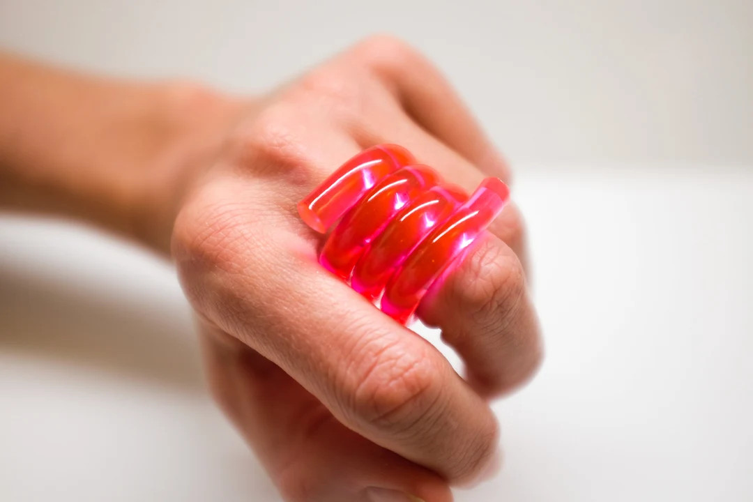 QUATRO PINK Ring – Bold Minimalist Acrylic Ring | Contemporary Lucite Jewelry | Handcrafted in ... | Etsy (US)