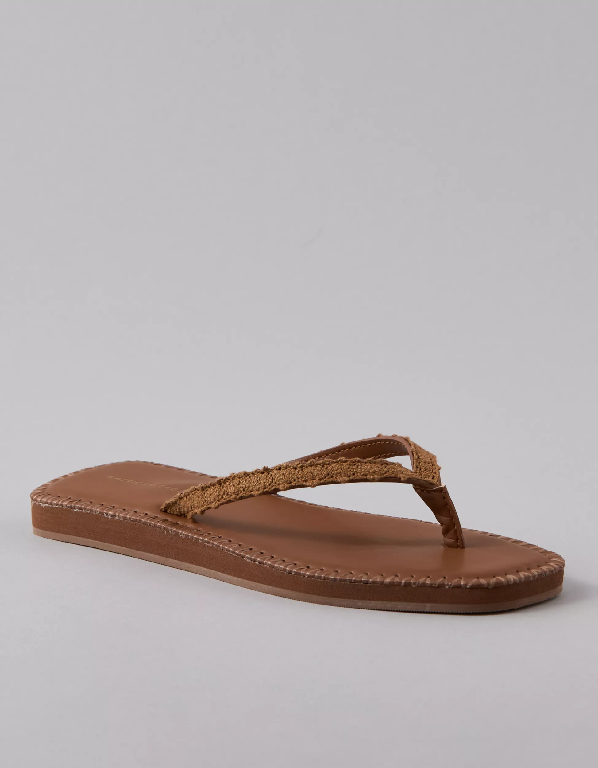 AE Textured Overlay Flip Flop | American Eagle Outfitters (US & CA)