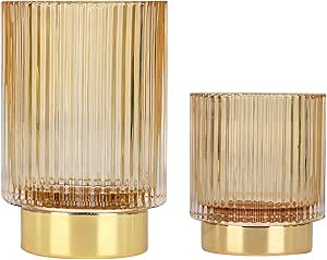 DASITON Makeup Brush holder Organizer,Crystal Cosmetic Makeup Brush Glass Brushes Storage Holder,... | Amazon (US)