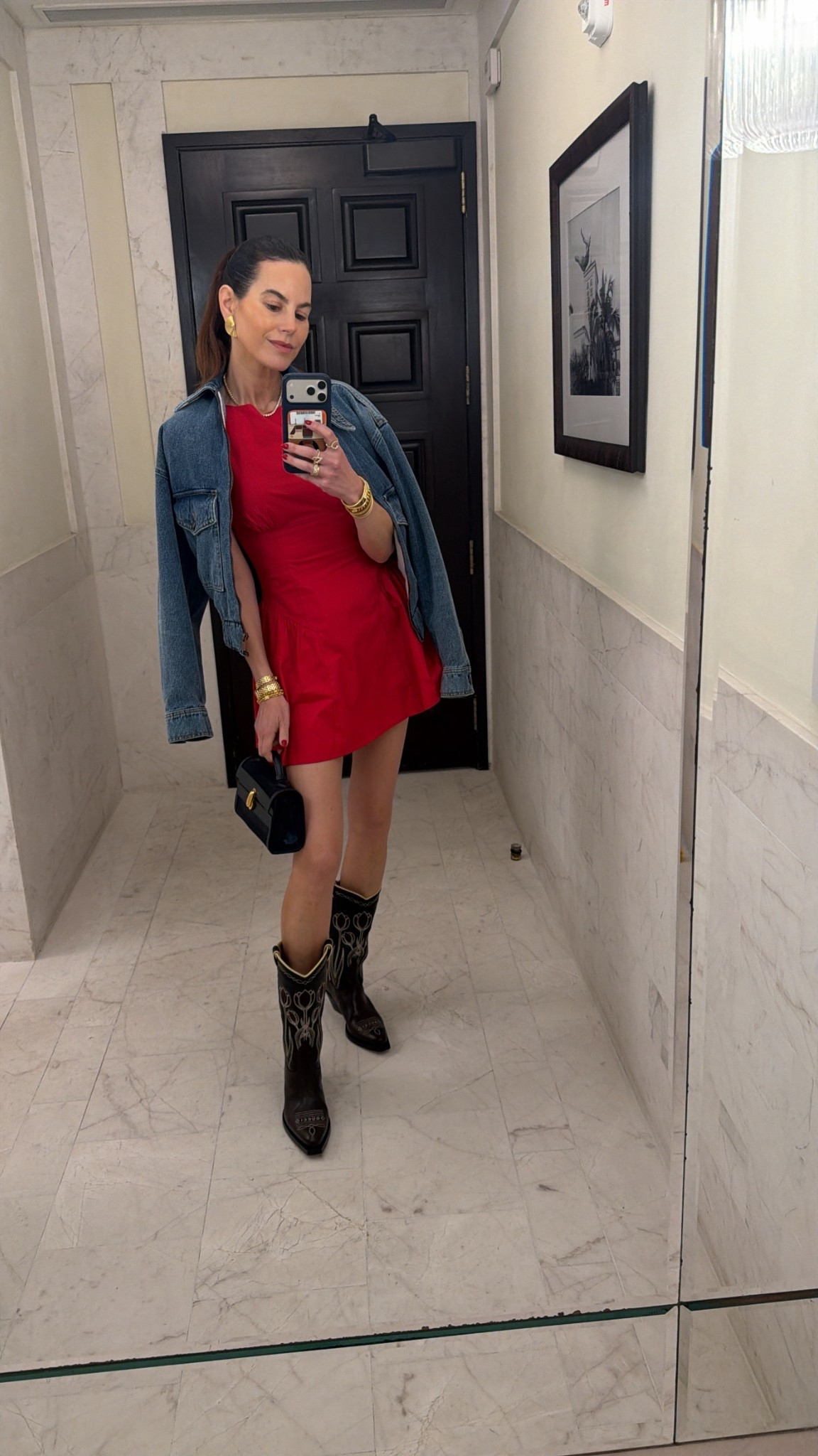 Spring date night outfit! My boots are sold out so I linked similar, and also linked looks for less. 

Women’s fashion, spring fashion, doing style, spring outfits, spring outfit inspo, spring ootd, spring outfit ideas, mom fashion, mom style, mom outfit inspo, luxury fashion, designer fashion, spring dress, mini dress, red dress, red mini dress, cowboy boots 




#LTKOver40 #LTKootd #LTKSeasonal