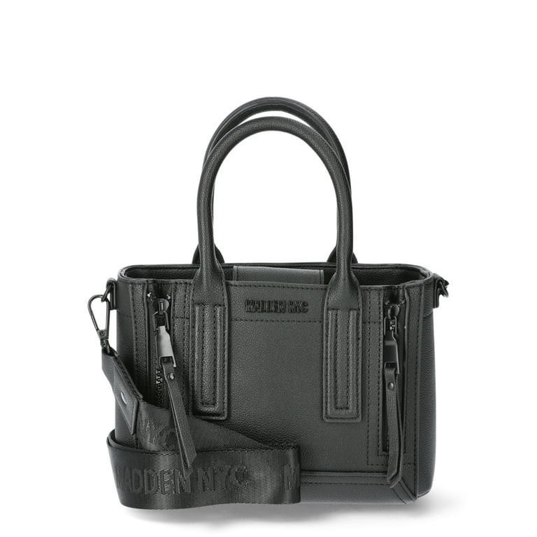Madden NYC Women's Mini Zipper Satchel with Embellished Pouch - Walmart.com | Walmart (US)