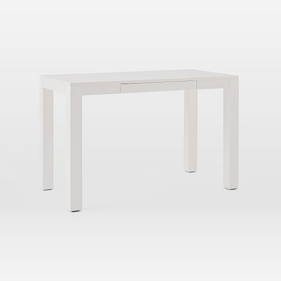 Parsons Desk With Drawers, White | West Elm (US)