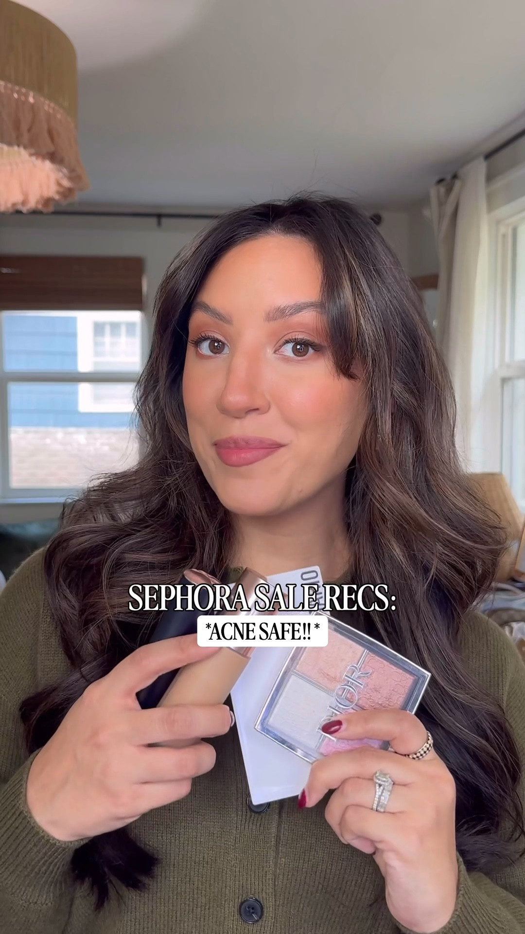 Full face of Sephora products *acne safe*! All included in the Sephora sale starting today!

Shades:
Foundation-  12M
Acne concealer- medium 1
Under eye concealer- buff
Contour- truffle 
Bronzing contour- 2 tan
Blush- petal
Eyebrow pencil- chestnut
Eyeliner- the perfect brown
Lip liner- Daniel 

#LTKSaleAlert #LTKBeauty #LTKGiftGuide