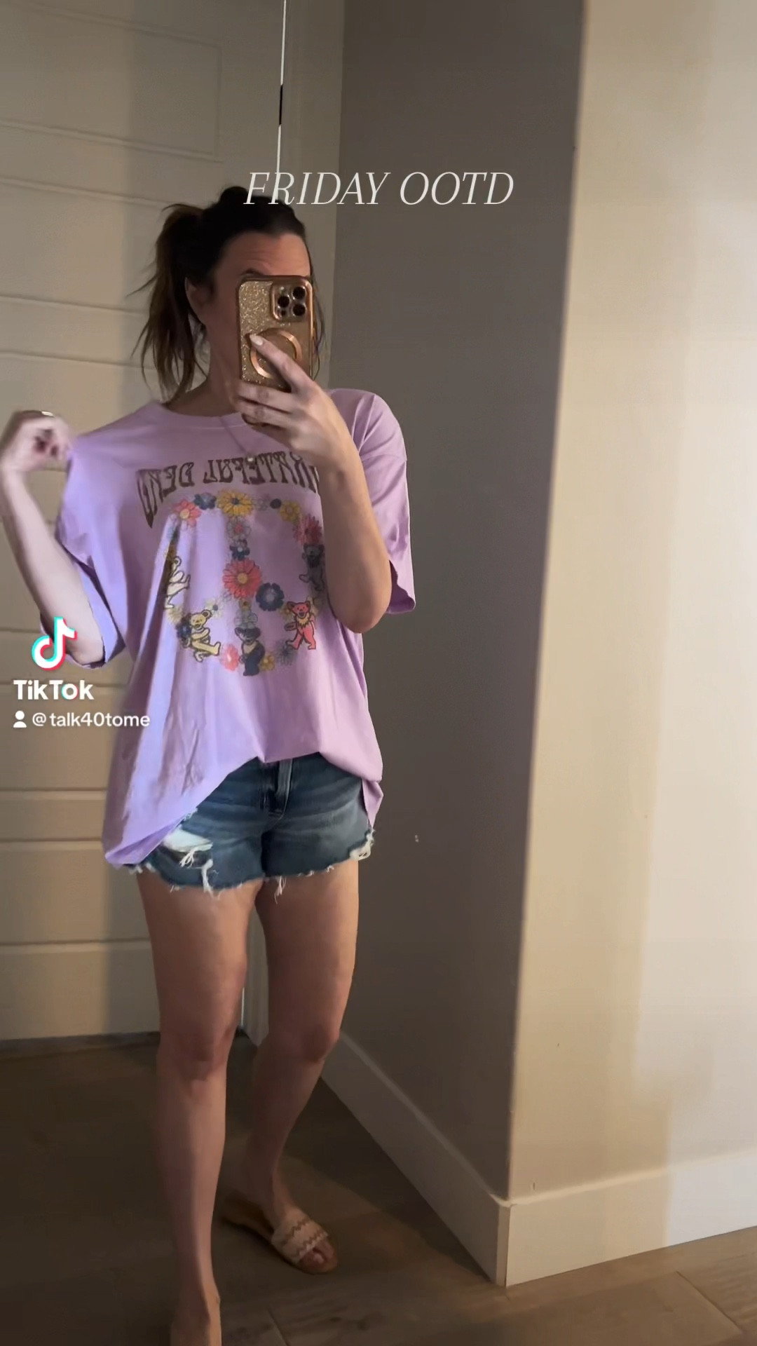 Grateful Dead band shirt from @ae I sized up for an oversized feel and look! 

#LTKFind #LTKunder50 #LTKstyletip