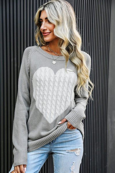 Secret Corner Heart Graphic Sweatshirt | Cupshe US