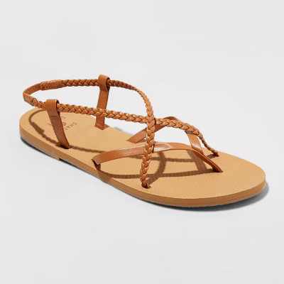 Women's Cami Braided Thong Sandals - Shade & Shore™ | Target