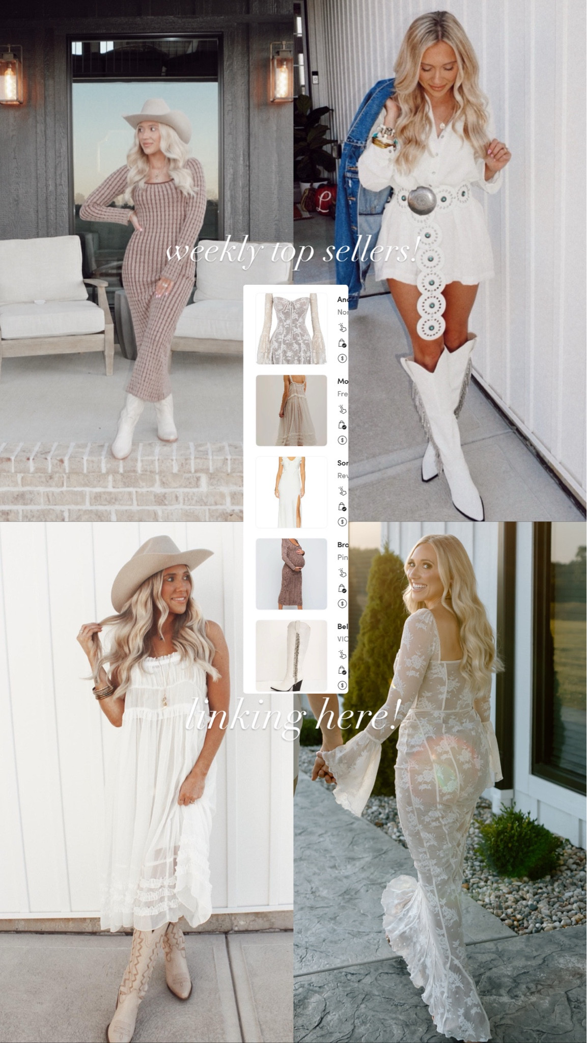 WEEKLY TOP SELLERS 👢✨

#LTKU #LTKStyleTip