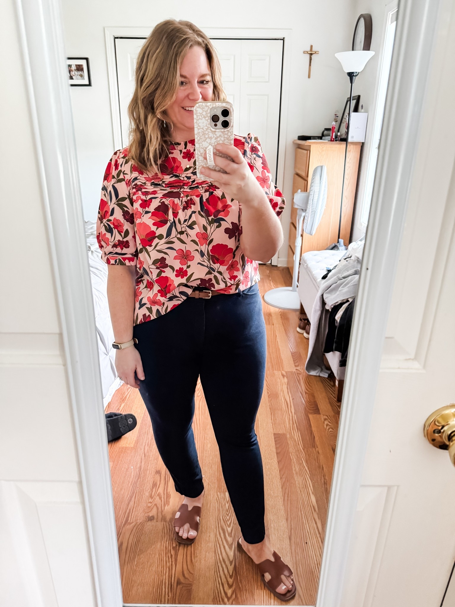 Teacher outfit! Wearing a 16 petite in the pixie pants and an XL in the top (could have done a large) 

#LTKWorkwear #LTKPetite #LTKMidsize