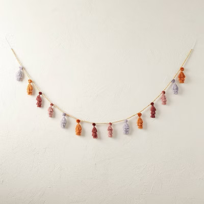 72" Warm Tassel Pom Beaded Garland - Opalhouse™ designed with Jungalow™ | Target