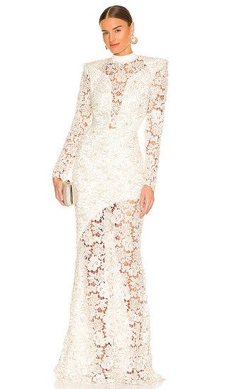 Angelus Gown in White | Revolve Clothing (Global)