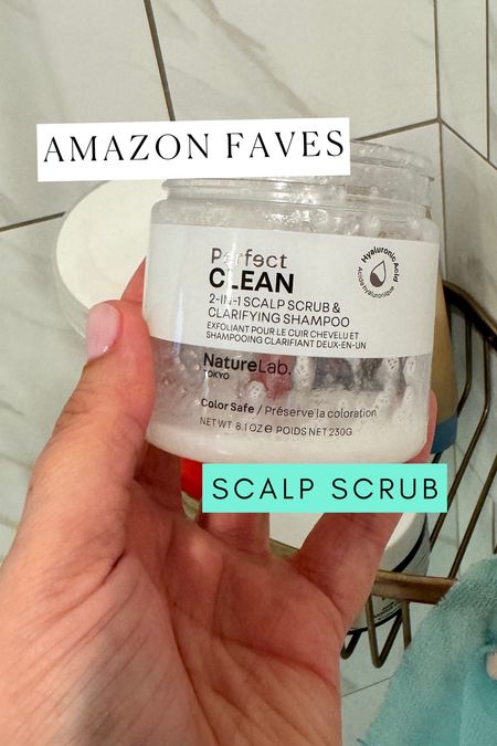 An Amazon favorite- Scalp Scrub! 

Itchy and/or flaky scalp? Greasy hair after one day? Hair never feels clean? You probably need to incorporate a clarifying shampoo into your hair routine! 

I love this Amazon Find - a scalp scrub under $20 that smells good, lathers and exfoliates with little salt crystals. Magically, the salt crystals don't get caught on your scalp. I have fine hair and it gets greasy fast. However, since I started to incorporate this scalp scrub every 3-4 washes, I've noticed more volume, itchy scalp relief and less greasy hair! 

One of our top sellers for a reason! I have also tried the @naturelabtokyo conditioning mask and shine spray, and they are also excellent. Put this hair care brand on your radar because it performs like a luxury hair care brand at half the cost! 

Anytime you are using a clarifying shampoo, make sure to follow up with a hydrating hair mask on your ends. 

#LTKbeauty #LTKstyletip