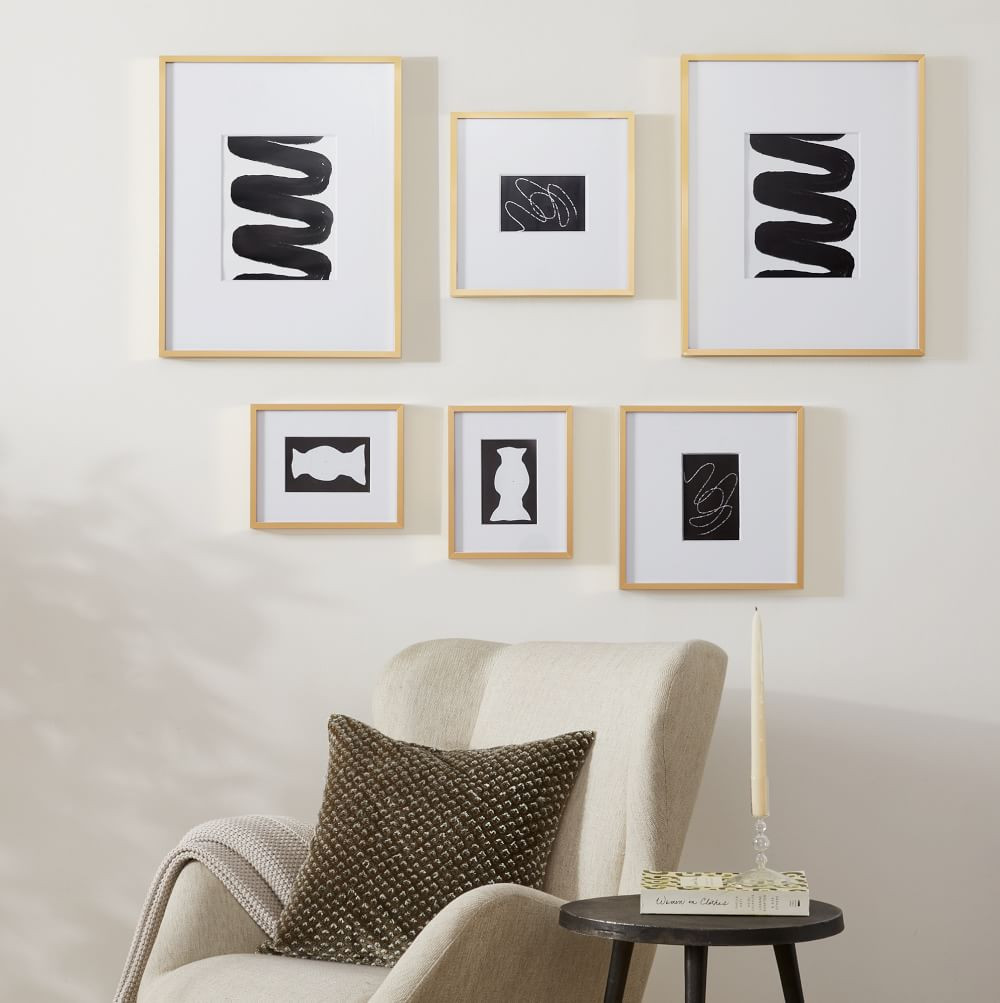 The Standard Organic Gallery Frames Set (Set of 6) | West Elm (US)