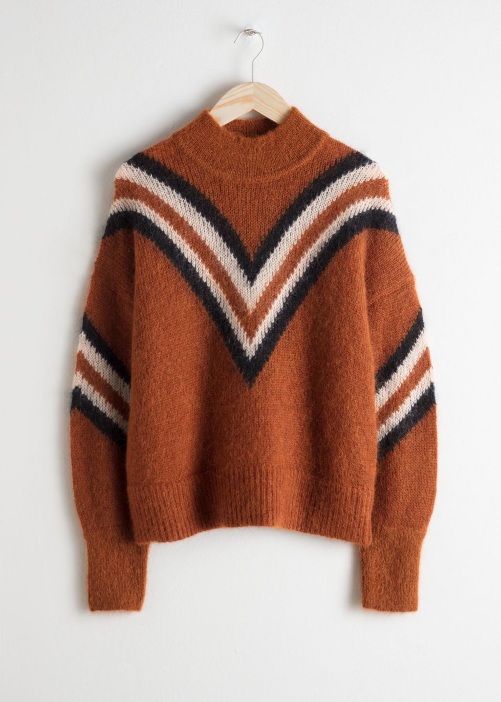 Mock Neck Varsity Stripe Sweater | & Other Stories (EU + UK)