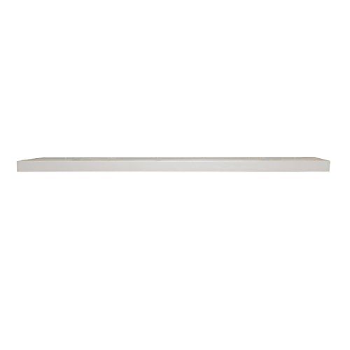 InPlace Shelving 9084670 Slimline Floating Wall Shelf, 48” W x 8” D x 1.25” H, White | Amazon (US)