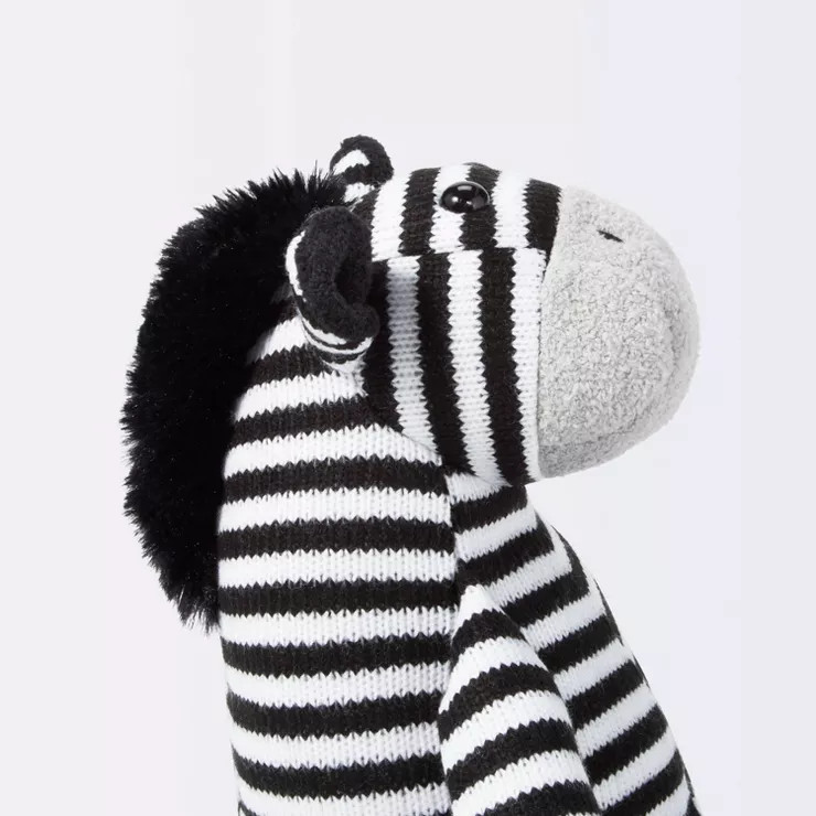 Plush Zebra - Cloud Island™ Black/White | Target