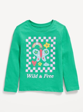Long-Sleeve Graphic T-Shirt for Toddler Girls | Old Navy (US)