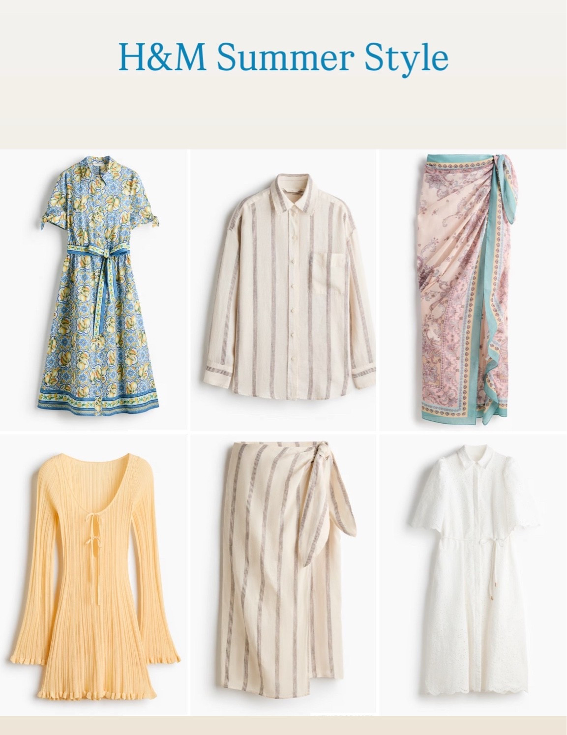 H&M summer outfits, shirt dress, summer dress, linen shirt, linen skirt, matching set, sarong, beach outfit, vacation outfit, white dress, swimsuit coverup

#LTKTravel #LTKSwim #LTKOver40