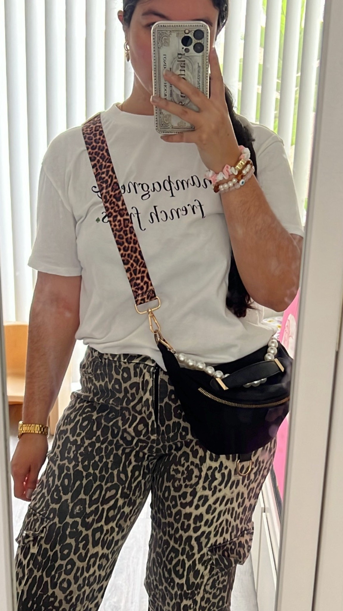 This leopard strap is so good! You could put on any bag and elevate it! 