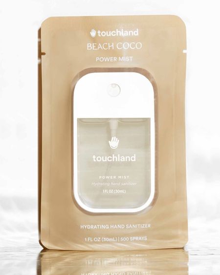 Obsessed with this beach coco scented hand sanitizer 🏝️ 

Bath & Body  Body Care  Hand Sanitizer & Hand Soap
Touchland Power Mist Hydrating Hand Sanitizer 

SEPHORA




#LTKFind #LTKGiftGuide #LTKtravel
