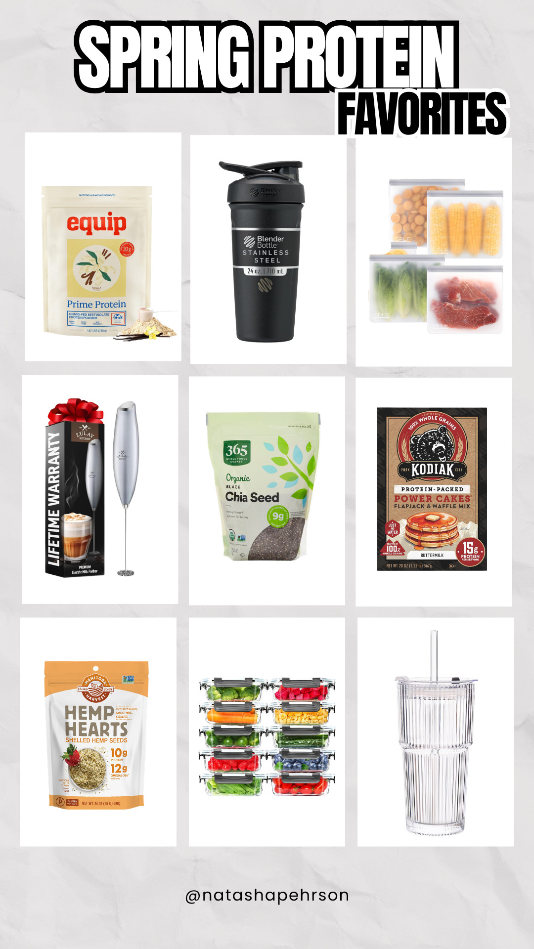 Spring Protein Favorites! 

 #LTKdayinmylife #LTKfitnessgoals #LTKU