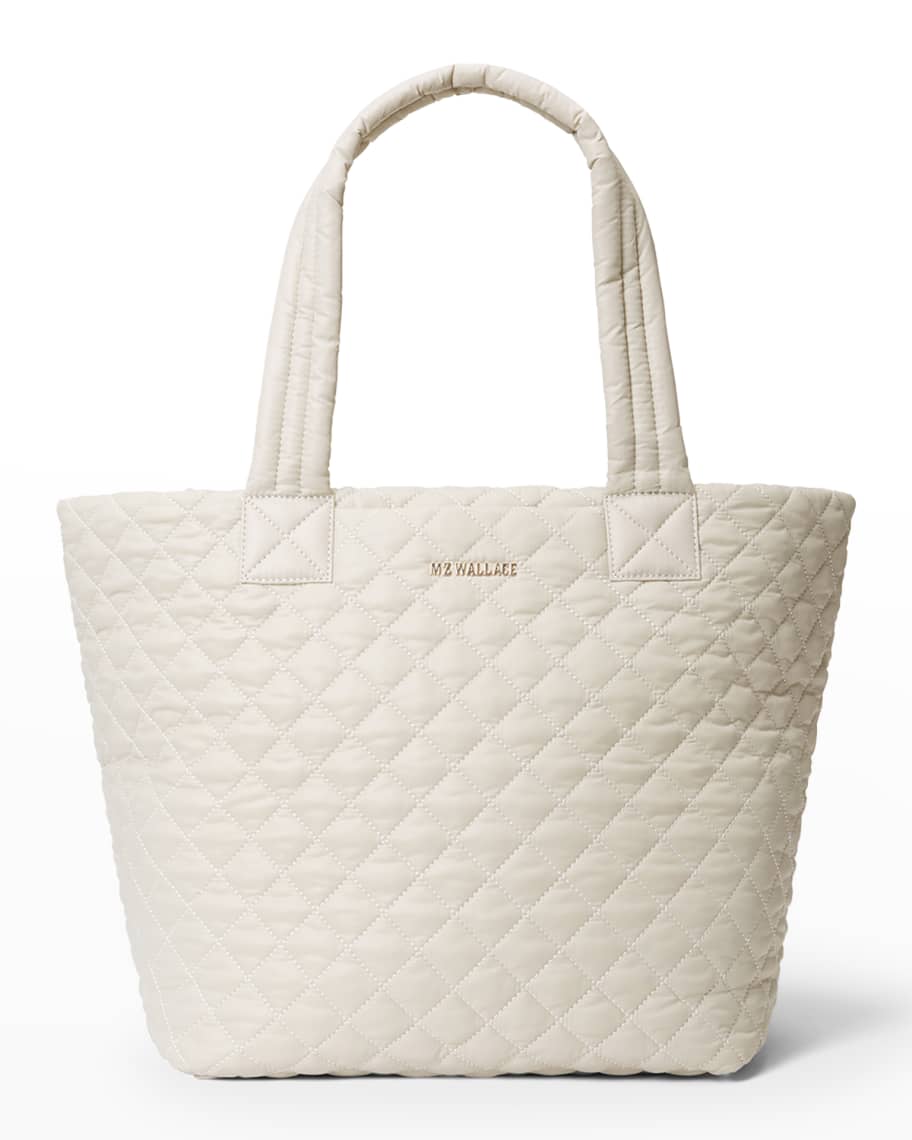 MZ WALLACE Metro Deluxe Medium Quilted Nylon Tote Bag | Neiman Marcus