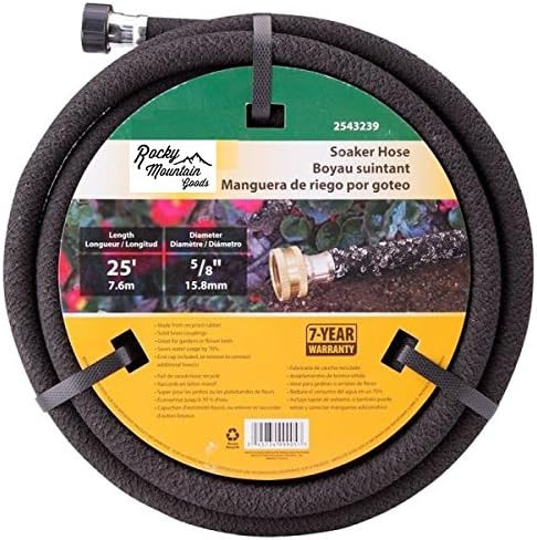 Rocky Mountain Goods Soaker Hose - Heavy duty rubber - Saves 70% water - End cap included for add... | Amazon (US)