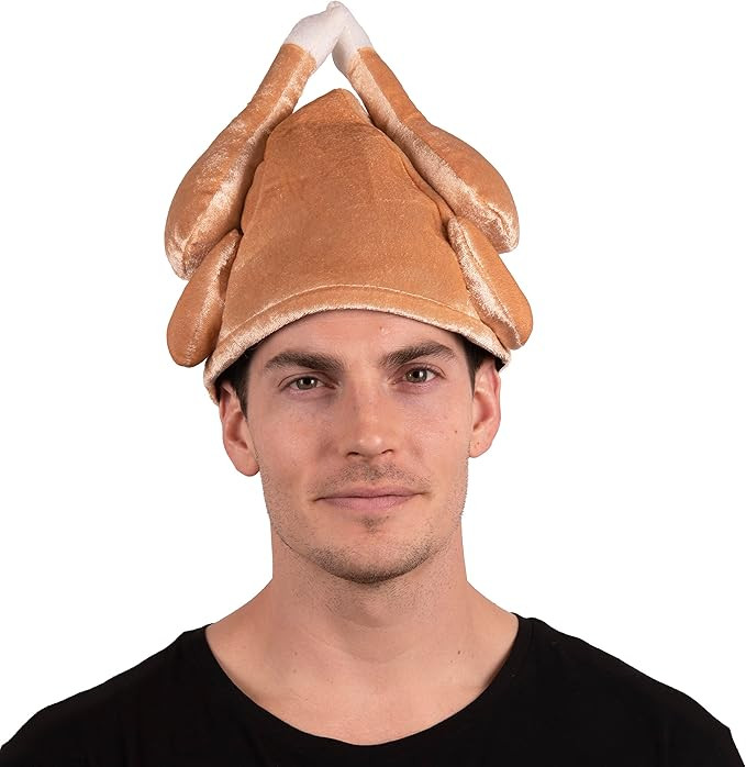 Kangaroo Plush Thanksgiving Day Roasted Turkey Hat Tan | Amazon (US)