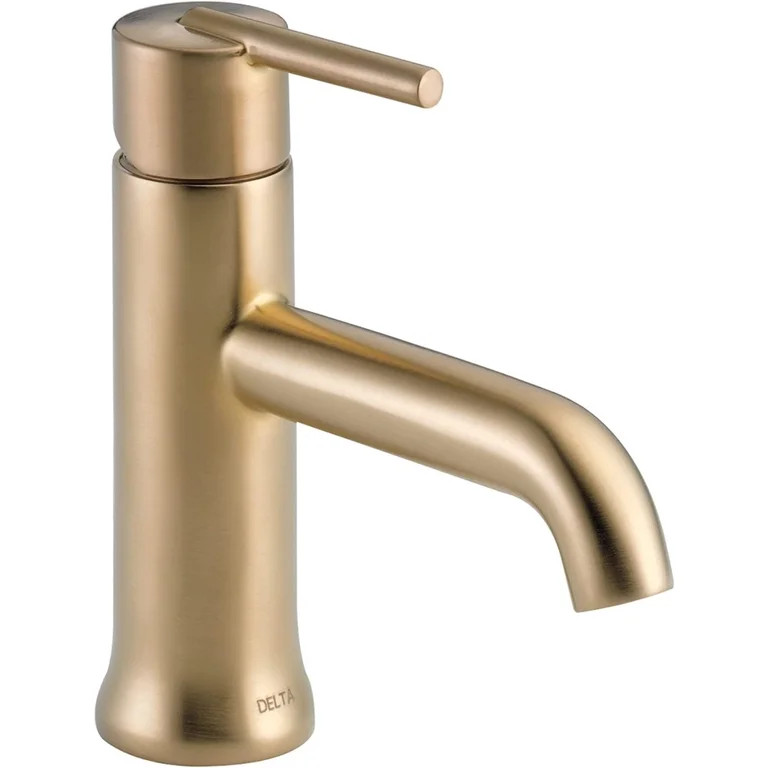 Delta Faucet Trinsic Single Hole Bathroom Faucet, Gold Bathroom Faucet, Single Handle Bathroom Fa... | Walmart (US)