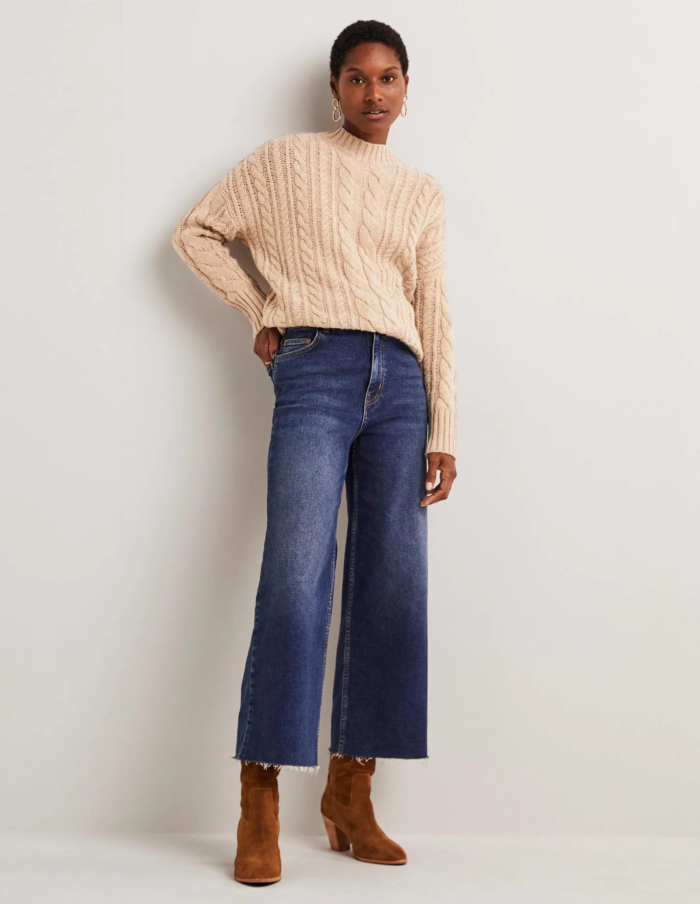 Cable Knit Jumper | Boden (UK & IE)