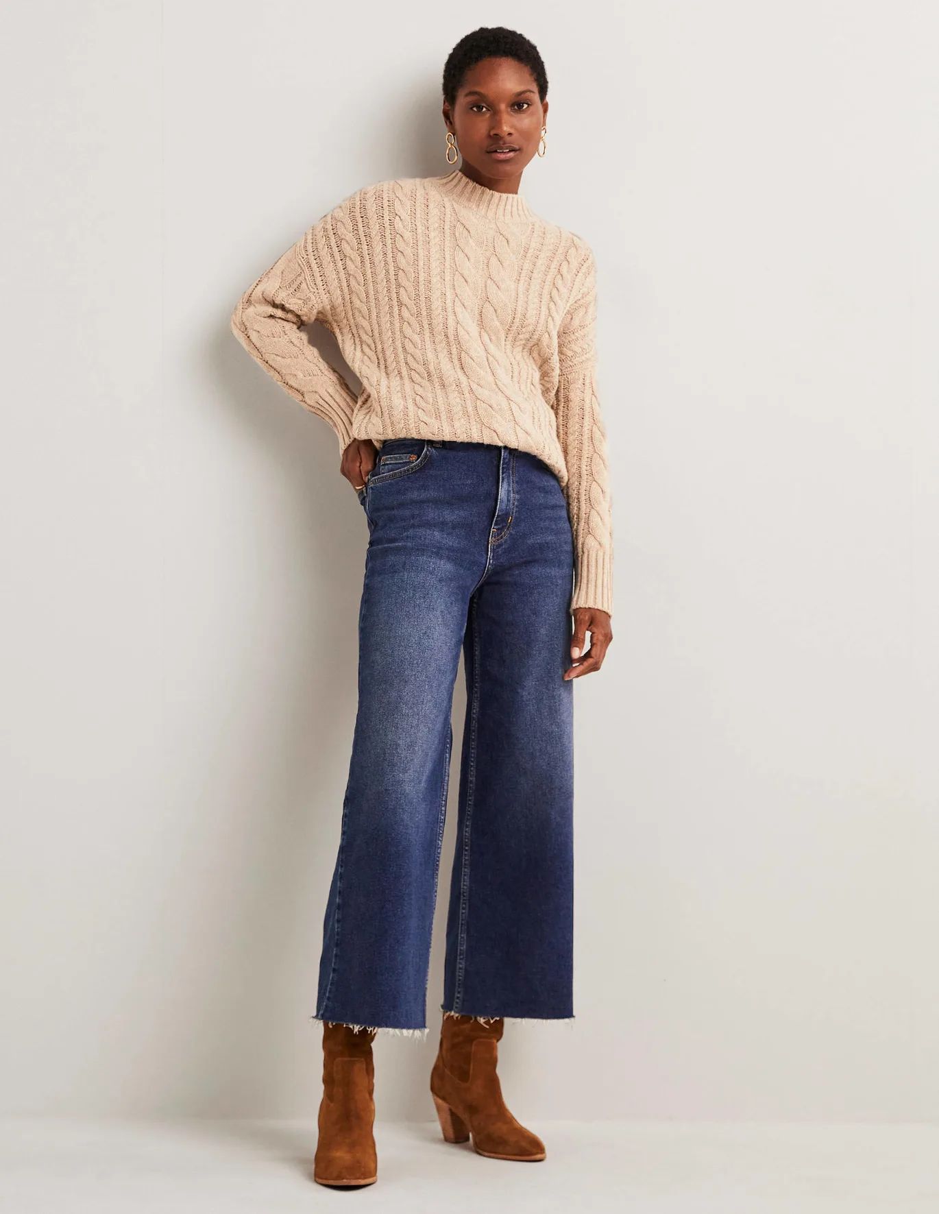 Cable Knit Sweater | Boden (US)