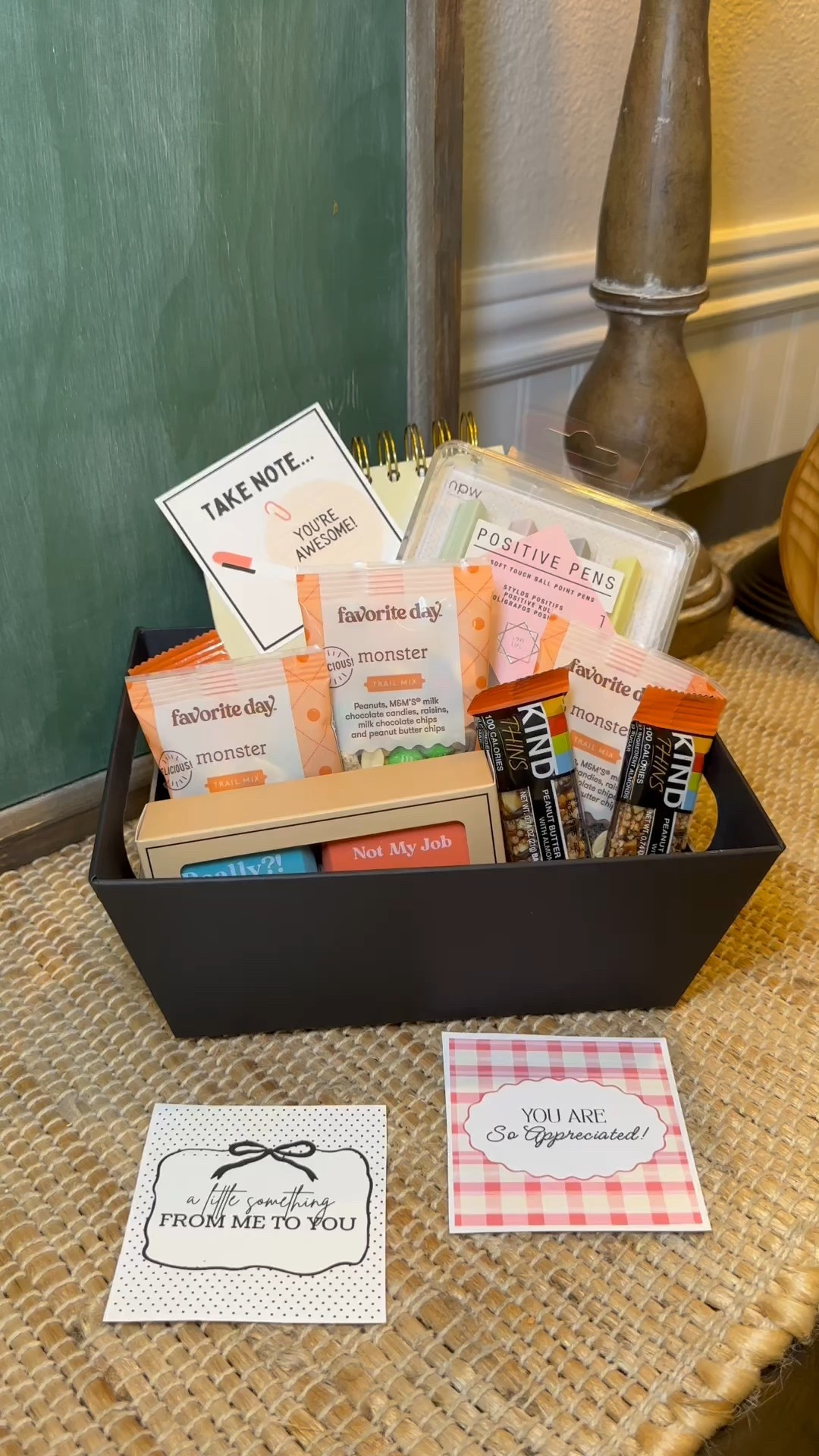 A sweet & simple office gift idea!
A few fun office items & treats. The perfect combo. The stamps & pens are my fav! Happy Gifting📚🖤

#LTKWorkwear #LTKGiftGuide #LTKSeasonal