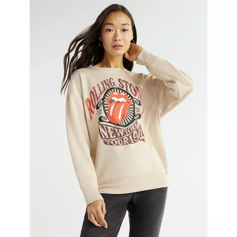 Time and tru women's sweatshirt sale