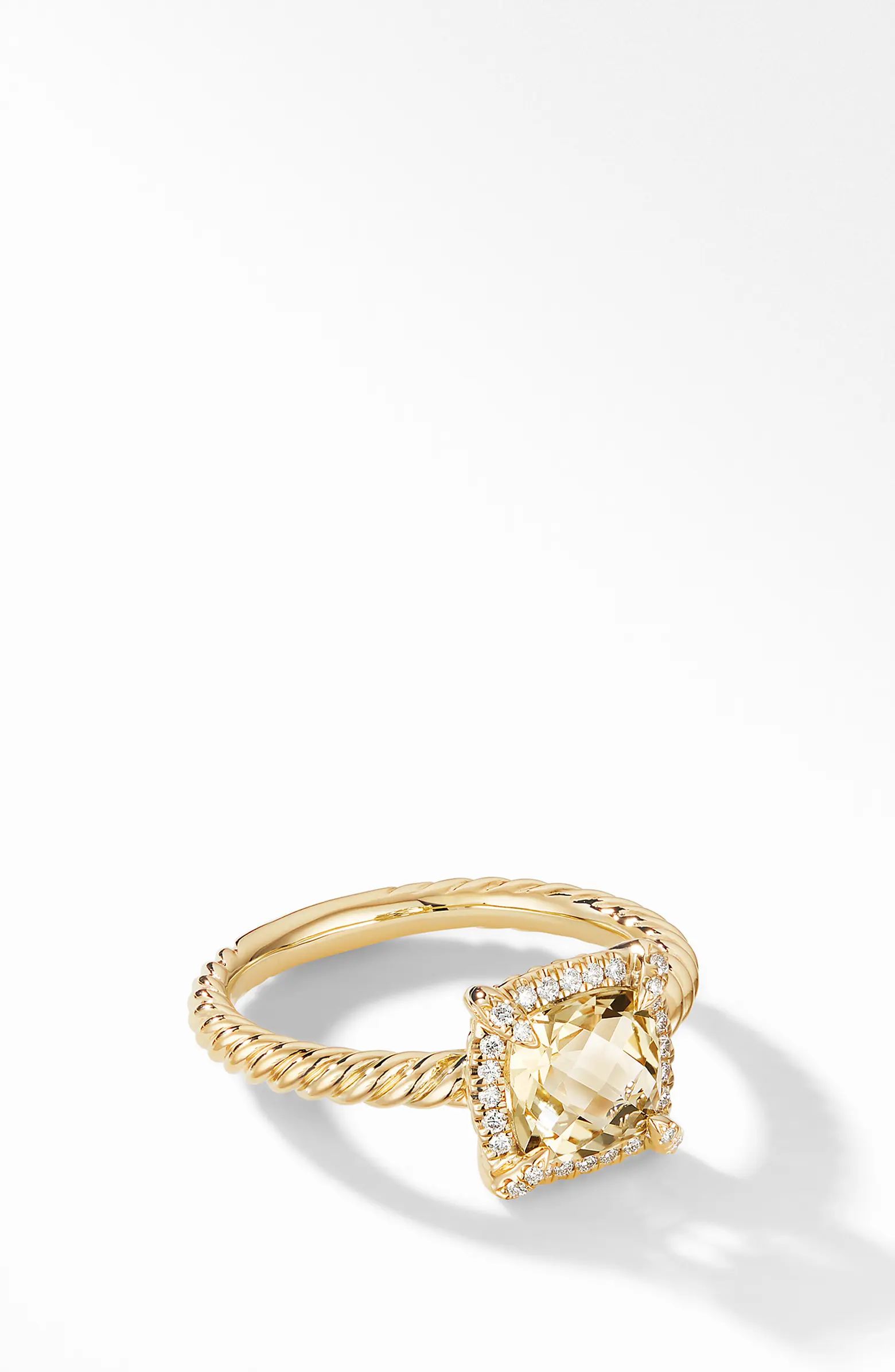 Petite Chatelaine® Pavé Bezel Ring | Nordstrom