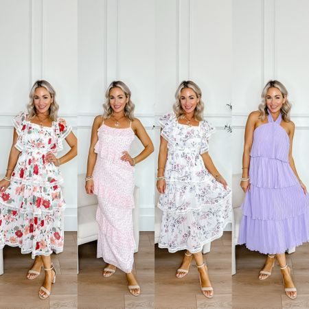 Amazon summer event dresses! Perfect for a wedding or baby shower! Wearing my tts s 

#LTKStyleTip #LTKSeasonal