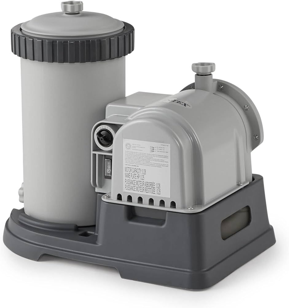 Intex 28633EG 2500 GPH Krystal Clear Cartridge Filter Pump System with 1,900 GPH Flow Rate, 110-1... | Amazon (US)