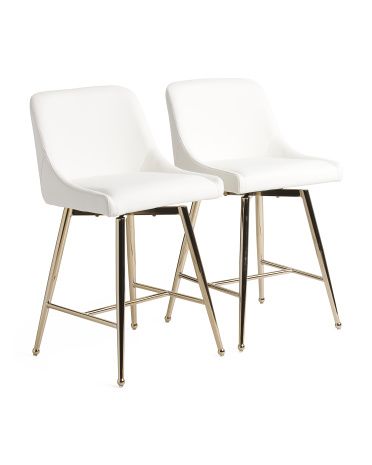 Set Of 2 Swivel Counter Stools | TJ Maxx